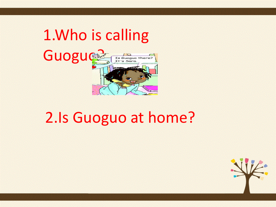 四年级上册英语课件－UNIT TWO MAY I SPEAK TO MIKE Lesson 63｜北京课改版 (共15张PPT).ppt_第3页