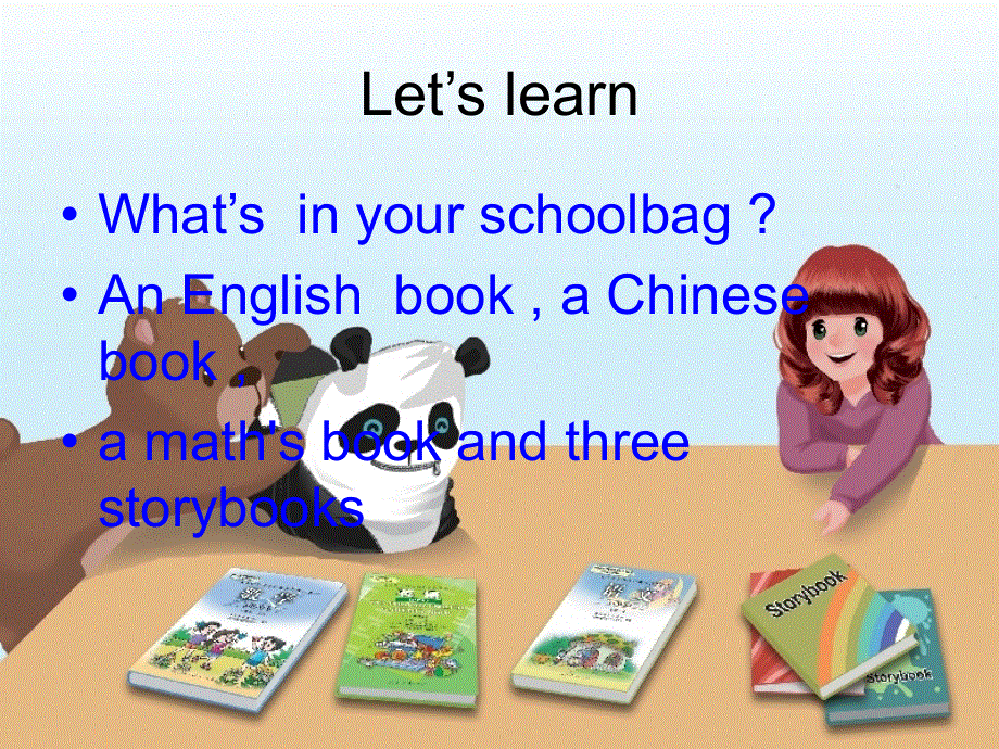四年级上册英语课件－Unit2 My schoolbag ｜人教（PEP）（2018秋）(共35张PPT).ppt_第3页