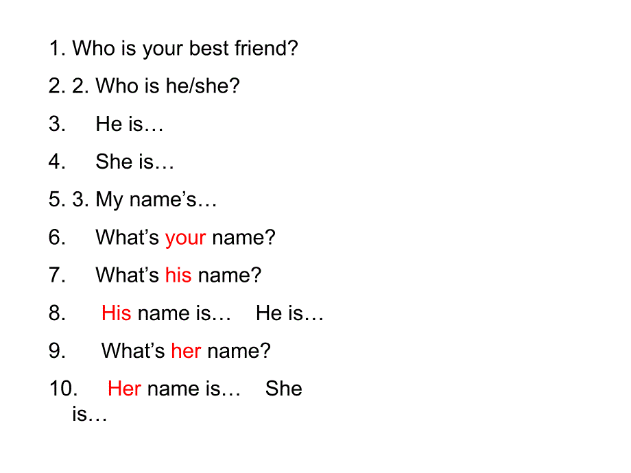 四年级上册英语课件－Unit3 My friends 第2课时 ｜人教（PEP）（2018秋） (共11张PPT).ppt_第2页