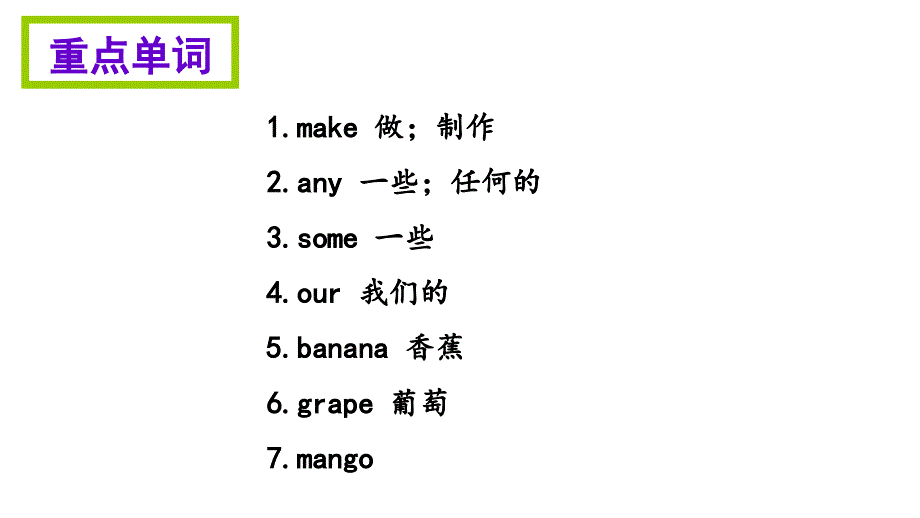 四年级上册英语单元知识清单-Unit2∣译林版（三起） (共7张PPT).ppt_第2页