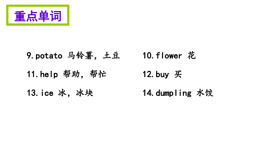 四年级上册英语模块知识清单-Module 4∣外研社（三起） (共7张PPT).ppt_第3页