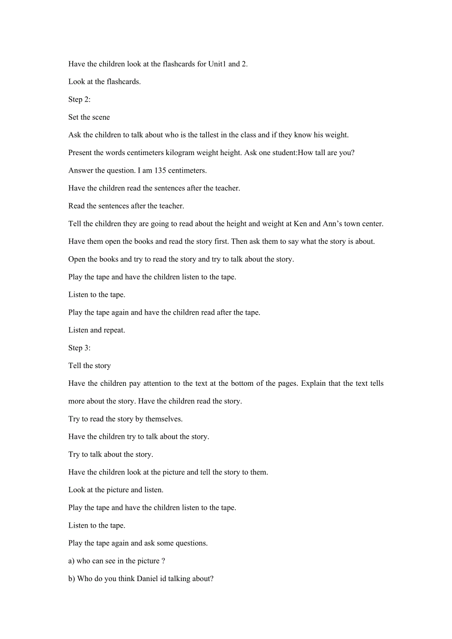 六年级上册英语教案Unit 5 The broken computer 北师大版.doc_第2页