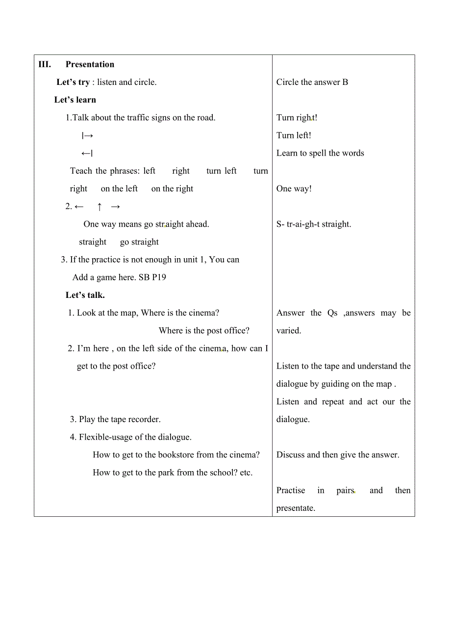 六年级上册英语教案Unit2 Period 6_人教PEP.doc_第3页