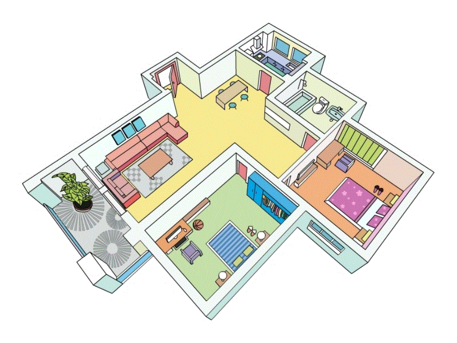 四年级上册英语课件－《Unit 10 Welcome to our home》｜湘少版（三起）(共7张PPT).ppt_第2页