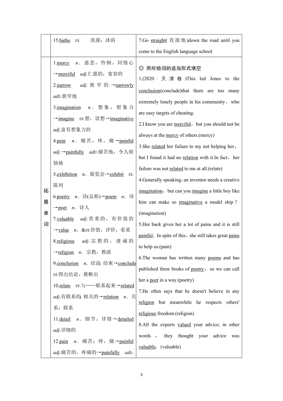2022高考英语（北师大版）大一轮复习学案：必修2　UNIT 6　DESIGN WORD版含答案.doc_第3页