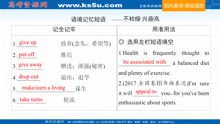 2022高考英语（北师大版）大一轮复习课件：必修4 UNIT 10　MONEY PART 2 .ppt_第3页