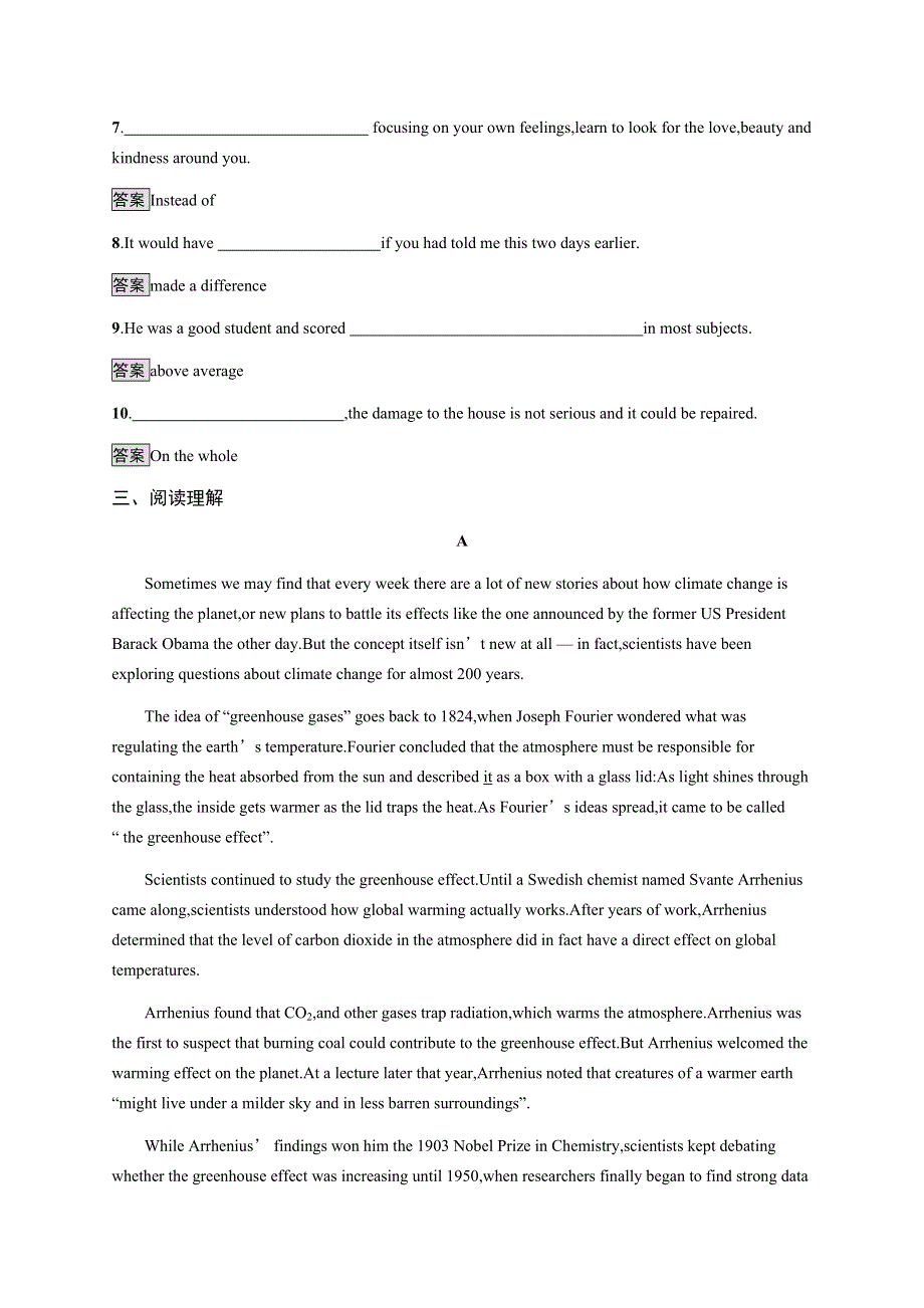 2020-2021学年高中人教版英语选修六同步练习：UNIT 4　SECTION Ⅱ— LEARNING ABOUT LANGUAGE USING LANGUAGE SUMMING UP & LEARNING TIP WORD版含答案.docx_第3页