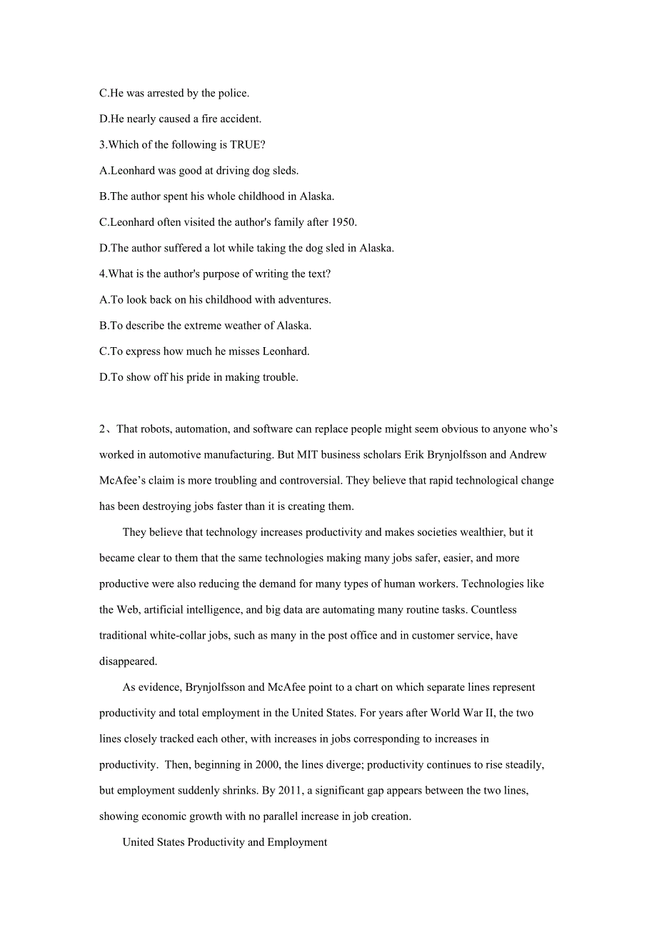 2019届高考英语全真模拟密押卷（五） WORD版含解析.doc_第2页