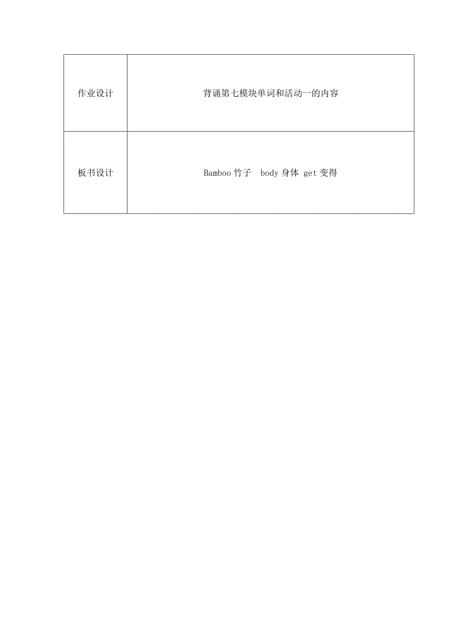 六年级上英语导学案Module 7 Unit 2 Pandas love bamboo 第一课时_外研社（三起）.doc_第3页