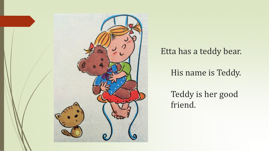 四年级上英语课件-Unit 4 Lesson 24 Etta's Teddy Bear_冀教版.ppt_第2页
