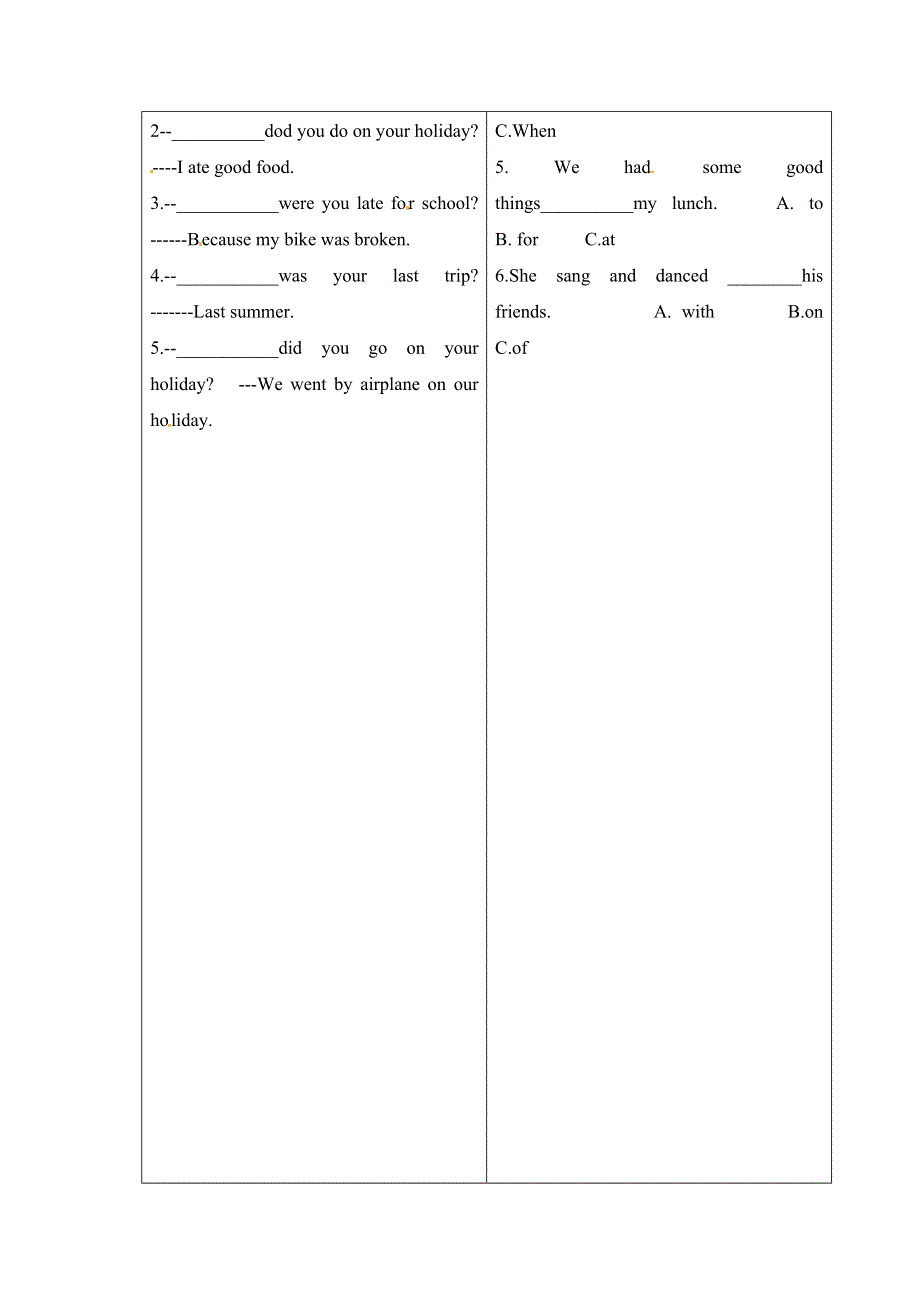 六年级下册英语一课一练Unit4 PartB Let.doc_第2页