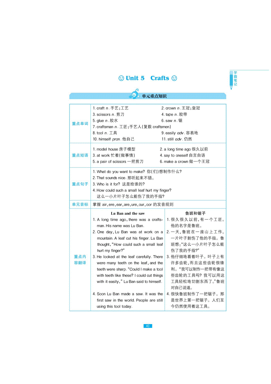 六年级下册英语试题-Unit 5 Crafts 一课一练 （图片版无答案） 沪教牛津版.doc_第1页
