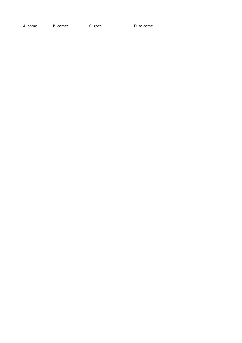 六年级下册英语试题小升初代词综合检测题全国版.doc_第3页