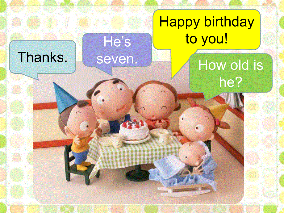 四年级下册英语素材课件-Lesson 1 How old is he--句型操练｜接力版 (共10张PPT).ppt_第2页