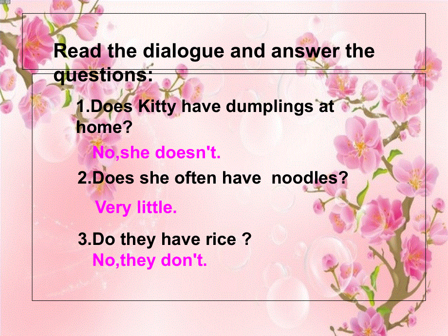 四年级下册英语课件 - Unit 3 What‘s for Breakfast (共9张PPT)陕旅版.ppt_第3页