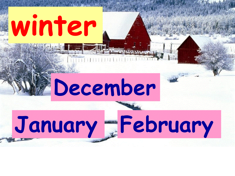 四年级下册英语课件-Lesson7 Months of the Year_冀教版.ppt_第3页