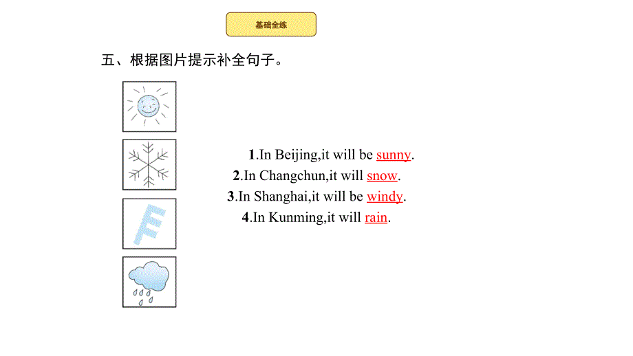 四年级下册英语课件-Module 4 Unit 2　Will it be hot in Haikou 外研社（三起） (共10张PPT) (共9张PPT).ppt_第3页