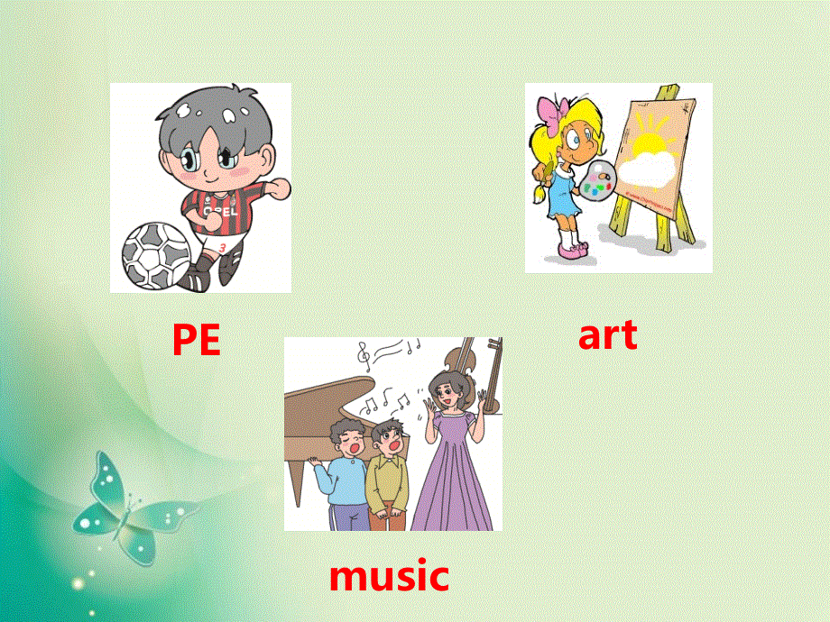 四年级下册英语课件-U4-Lesson 22 My Favourite Subject（1）_冀教版 (共10张PPT).ppt_第3页