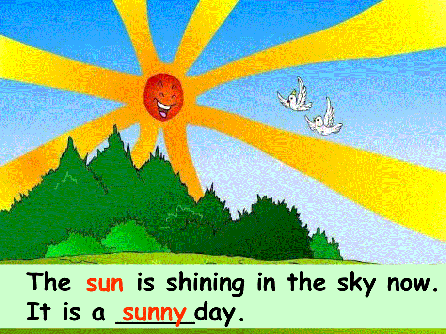 四年级下册英语课件-Unit 2 Seasons Lesson 8 Sun and Rain ｜冀教版（一起）(共21张PPT).ppt_第3页