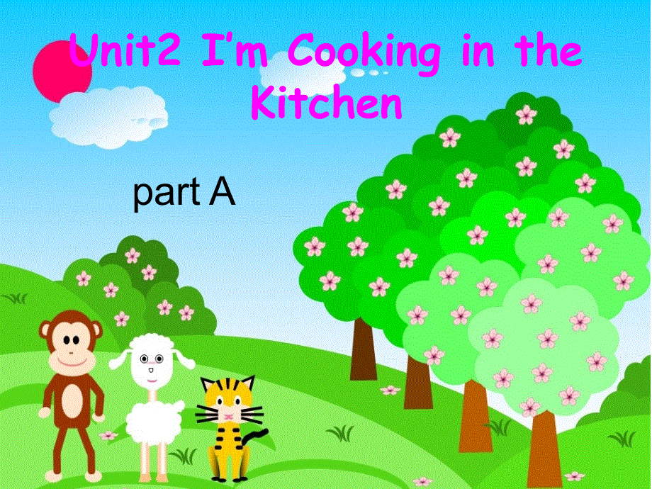 四年级下册英语课件-Unit 2 I‘m Cooking in the Kitchen part A陕旅版（三起） (共20张PPT).ppt_第1页