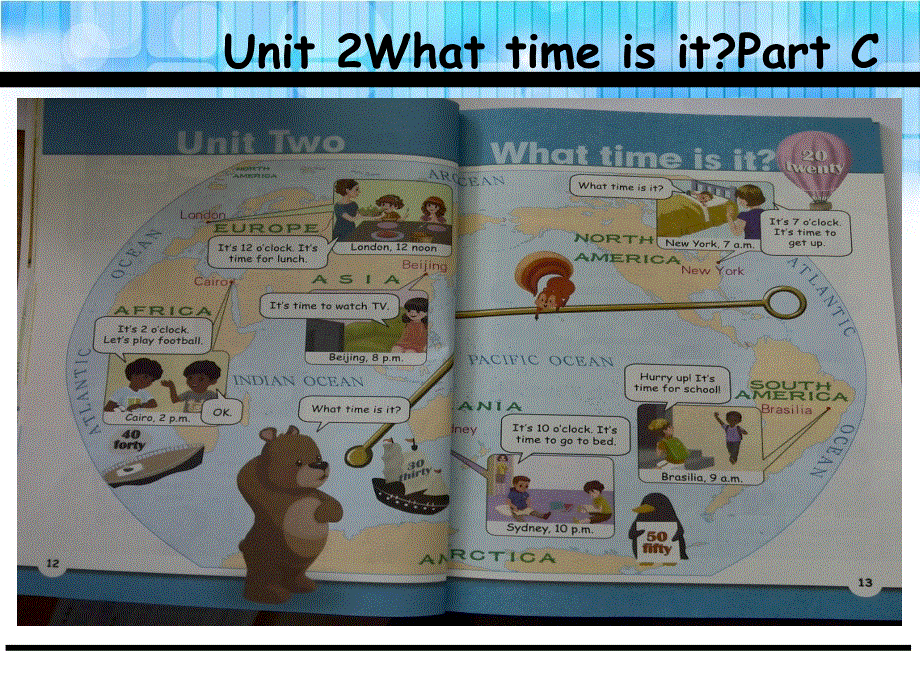 四年级下册英语课件-Unit 2What time is it C_人教（PEP）（2014秋） (共22张PPT).ppt_第1页