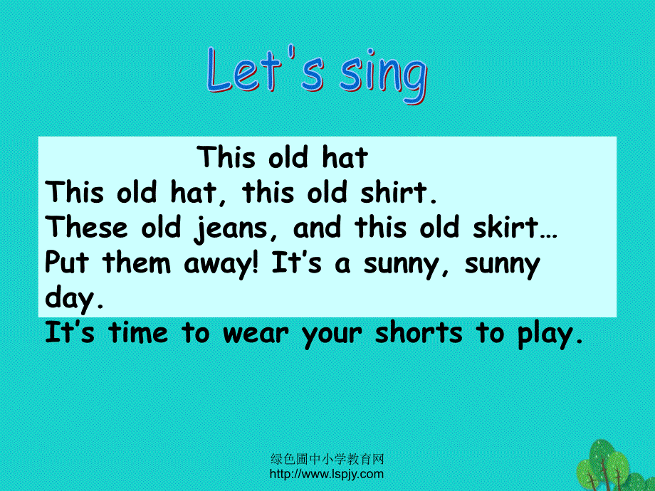 四年级英语下册Unit5MyclothesPartB第5课时教学课件人教PEP版.ppt_第2页