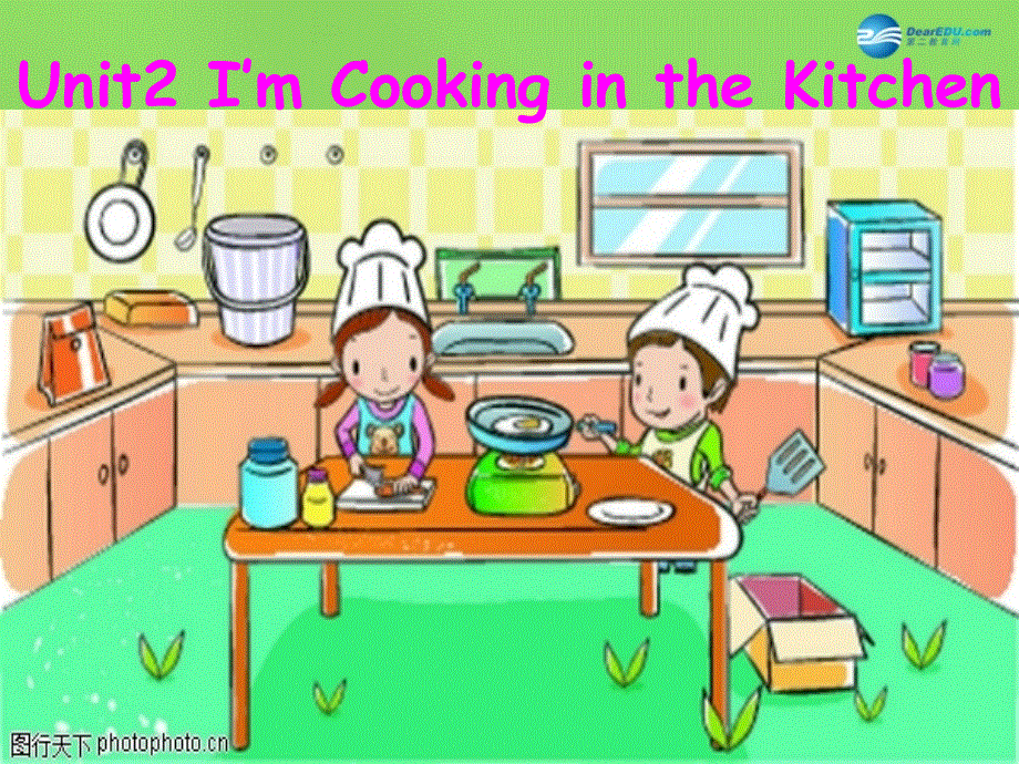 四年级英语下册《Unit 2 I’m Cooking in the Kitchen》课件2 陕旅版.ppt_第2页