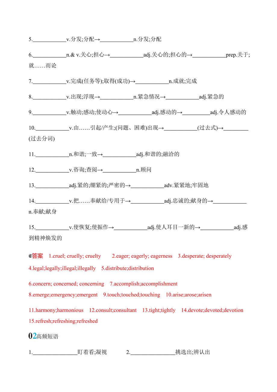 2020版英语高考新攻略总复习课标外研版练习：选修七　MODULE 3 MODULE 4词汇积累 WORD版含解析.docx_第2页