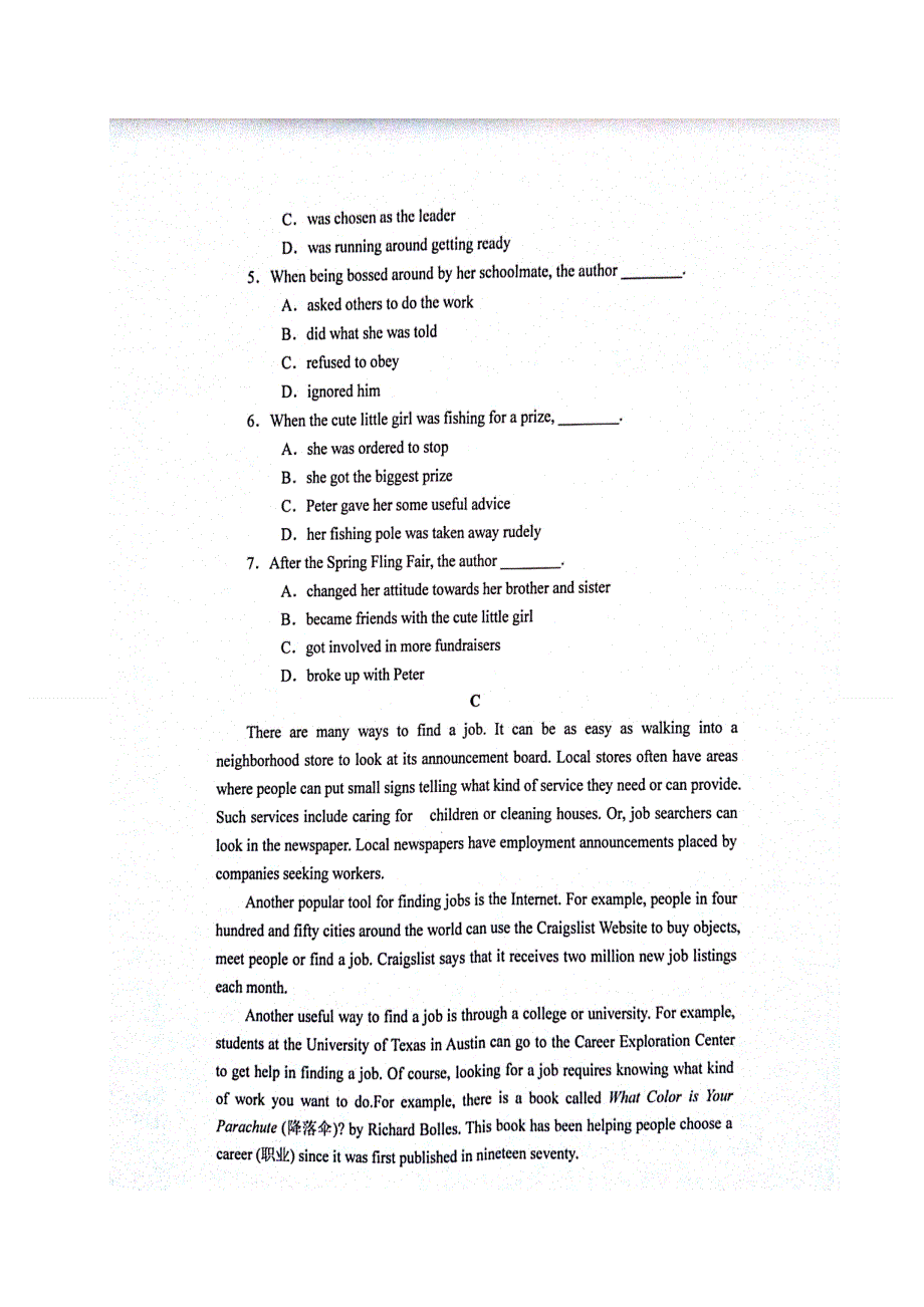 内蒙古包头市回民中学高二上学期期中考试英语试题.doc_第3页