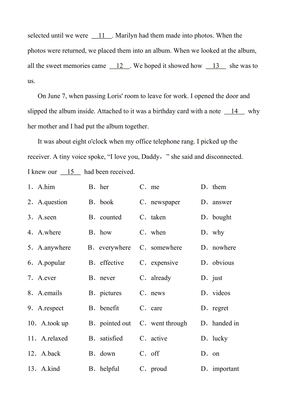 2019年浙江省杭州市中考英语复习同步训练：九年级　Units 1～2.doc_第2页