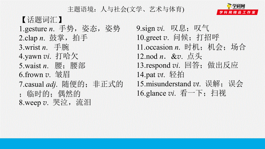培根筑基 20 --课堂全面过选择性必修一Unit 4（课件）-【培根筑基】2022年高考英语一轮复习全面过（人教版2019）.ppt_第2页