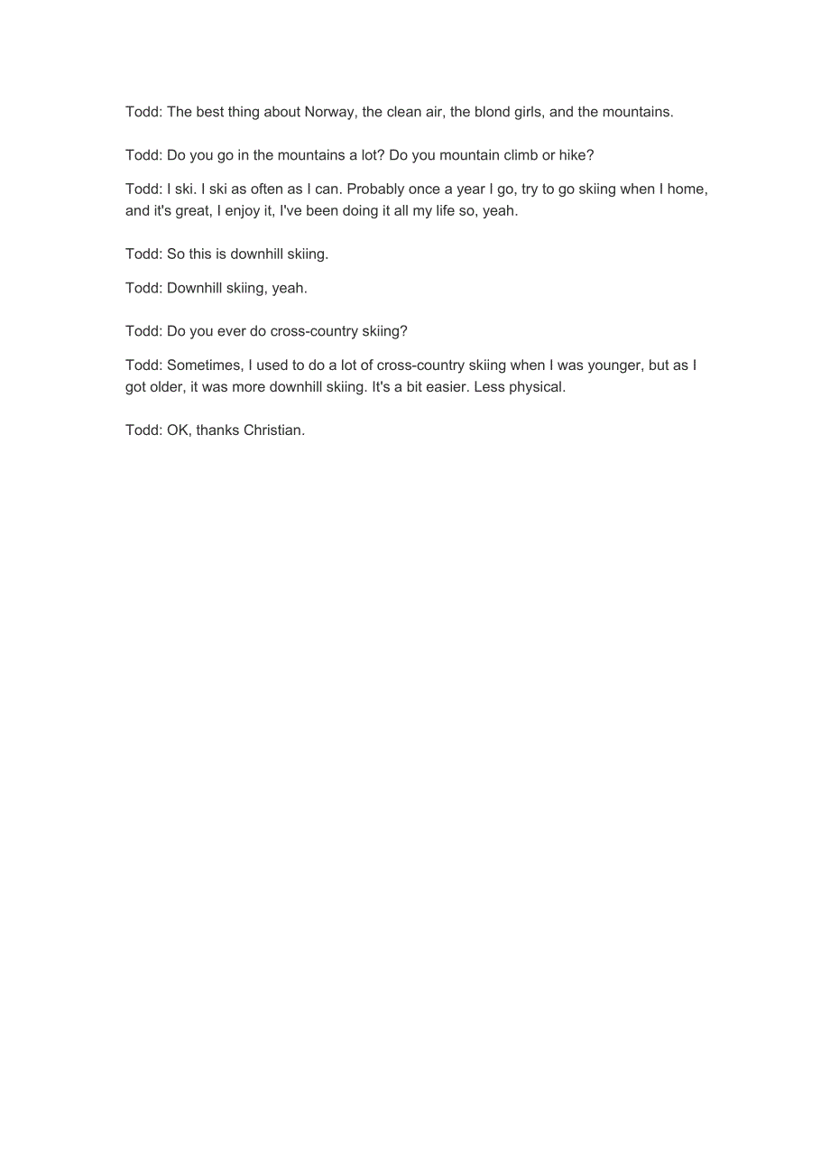 原版英语口语情景对话第0166集：介绍在挪威的家乡.doc_第2页