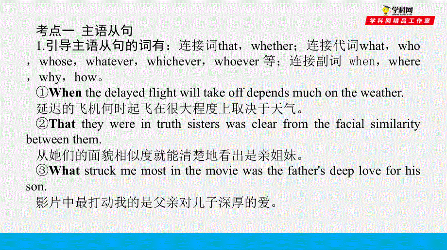 培根筑基45--课堂全面过 语法专讲09 名词性从句-【培根筑基】2022年高考英语一轮复习全面过（人教版新教材）.ppt_第3页