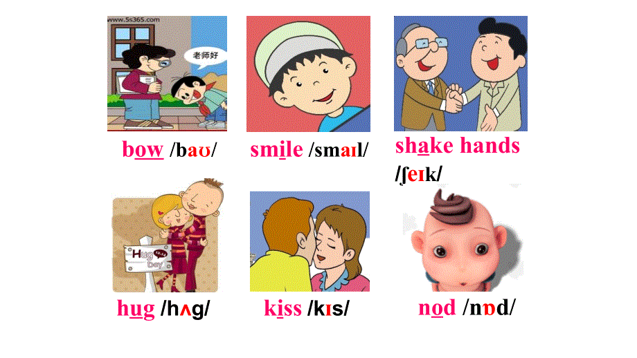 外研版七年级英语下 Module 11 Unit 1 They touch noses!教学课件共24张PPT含听力MP3和视频.ppt_第3页