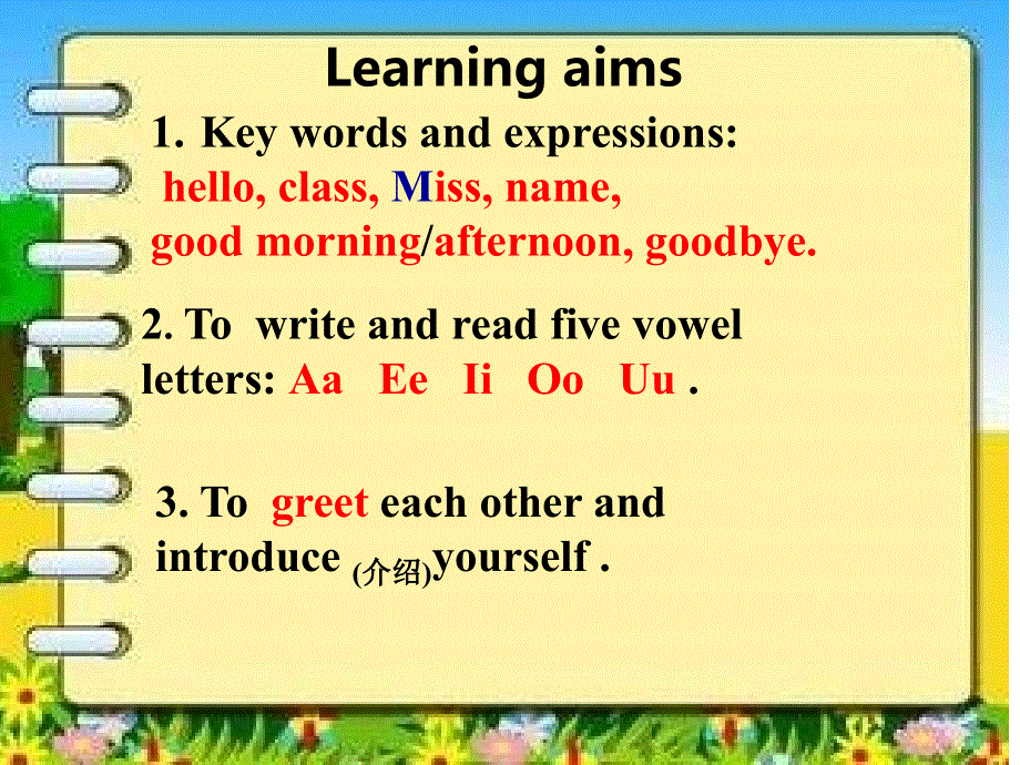 外研版七年级英语上册课件：Starter Module 1 Unit 1 Good morning Miss Zhou(共16张PPT).ppt_第3页