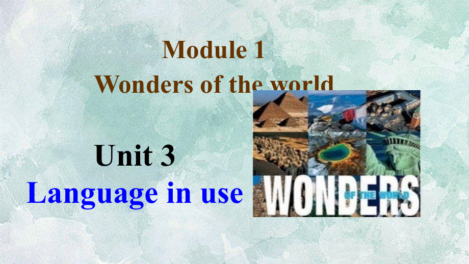 外研版九年级英语上册课件：M1 Unit 3 Language in use(共78张PPT).ppt_第2页