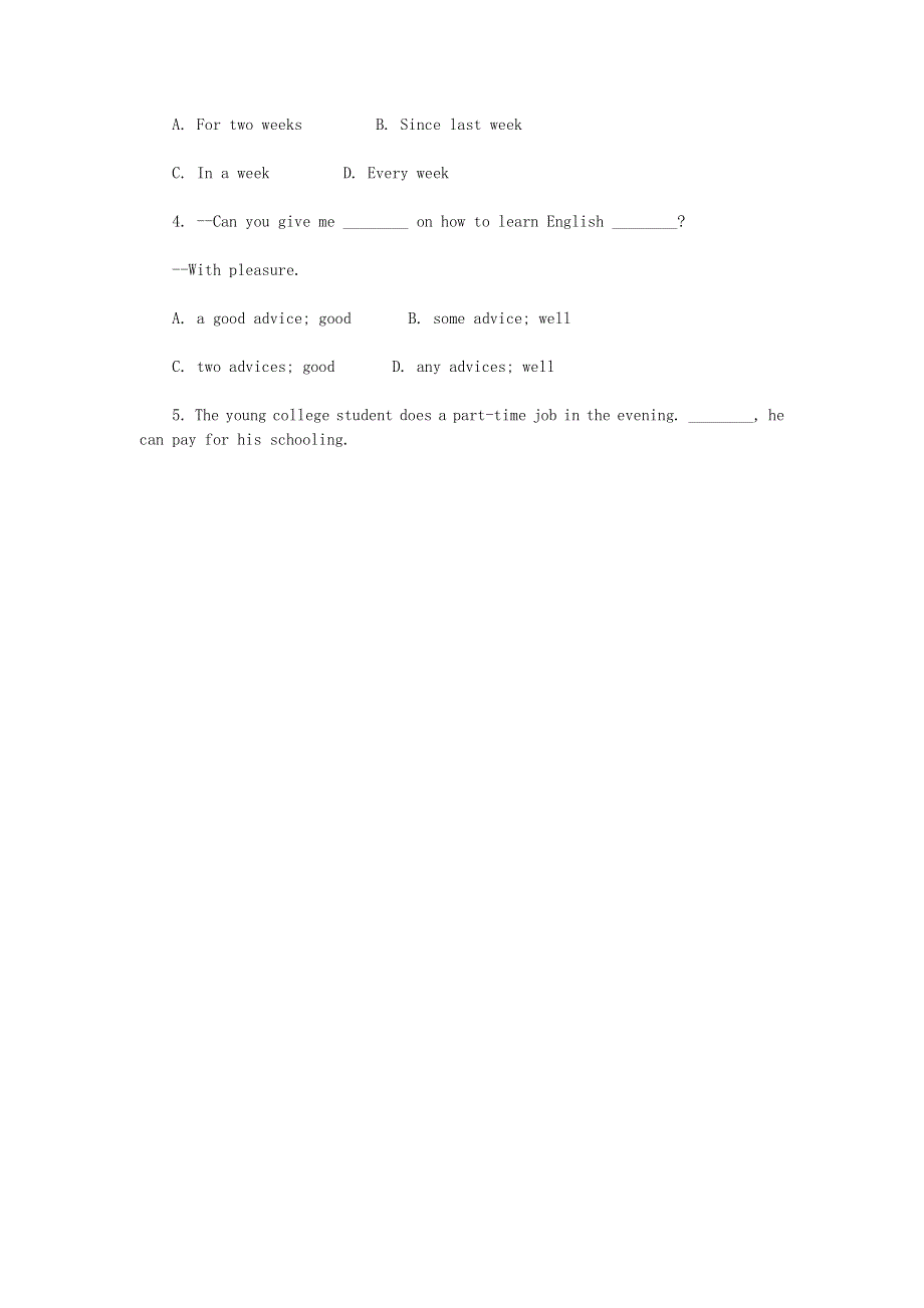 六年级英语 小升初每日一练（37）（无答案） 闽教版.doc_第2页