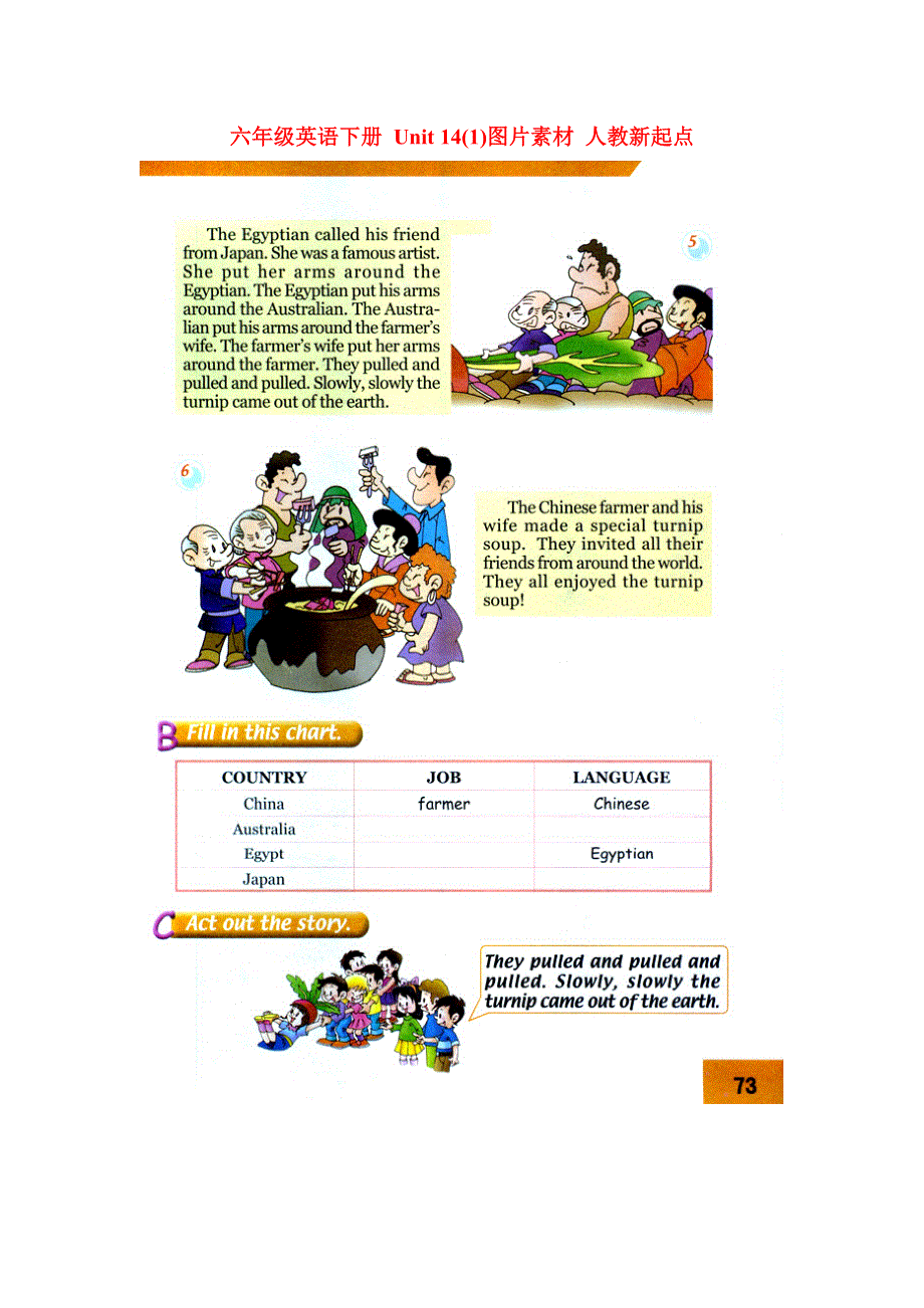 六年级英语下册 Unit 14(1)图片素材 人教新起点.doc_第1页