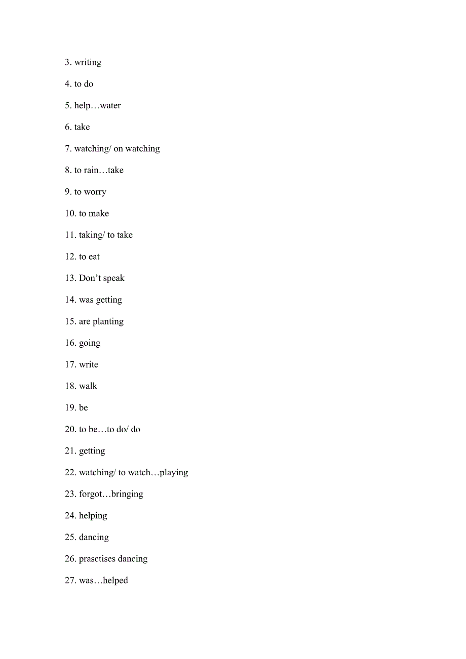 六年级英语下册试题动词填空专项 外研版.doc_第3页