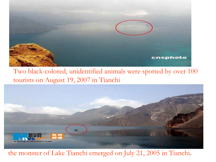 外研版高一英语必修四 Module 6 The Monster of Lake Tianchi Reading and Vocabulary课件（共15张）.ppt_第3页