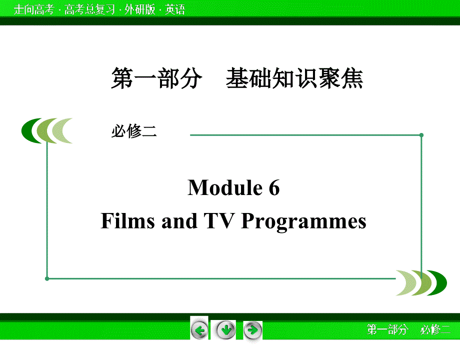 外研版高三英语一轮必修2 Module 6复习课件.ppt_第3页