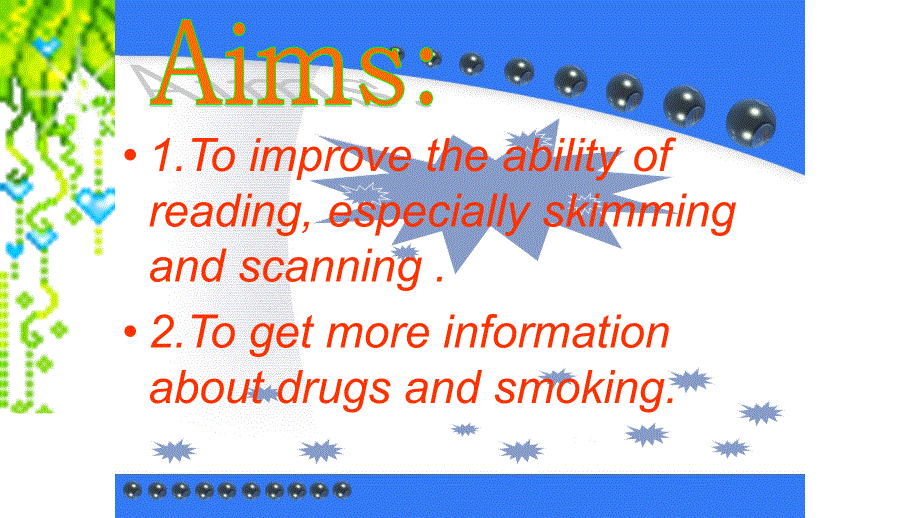 外研版高中英语 Book 2Module 2 No drugs extensive reading 公开课教学课件 (共32张PPT).ppt_第3页