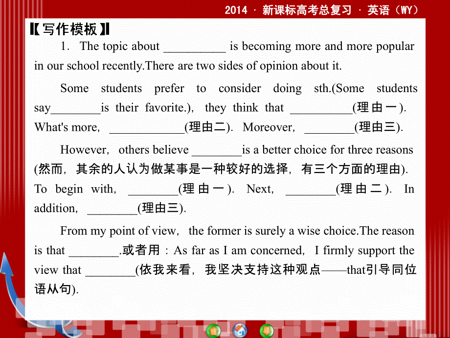 外研版高三英语一轮总复习写作专项攻略八课件.ppt_第3页