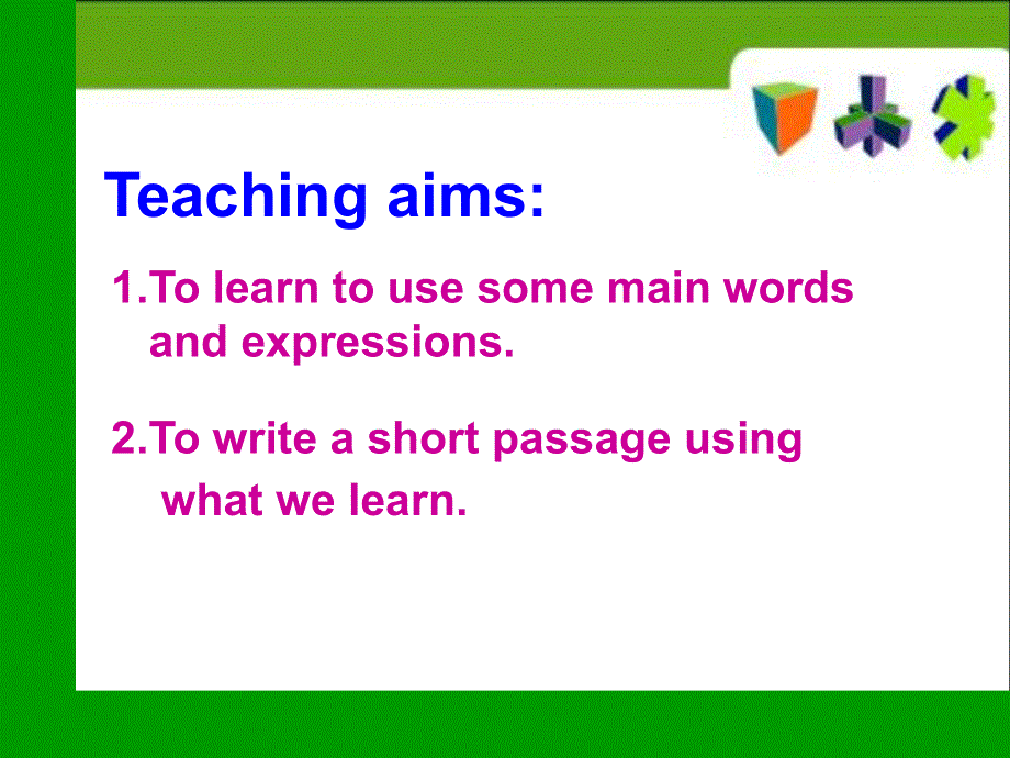 外研版高中英语Book 2 Module 5 Language points and writing公开课教学课件 (共17张PPT).ppt_第2页