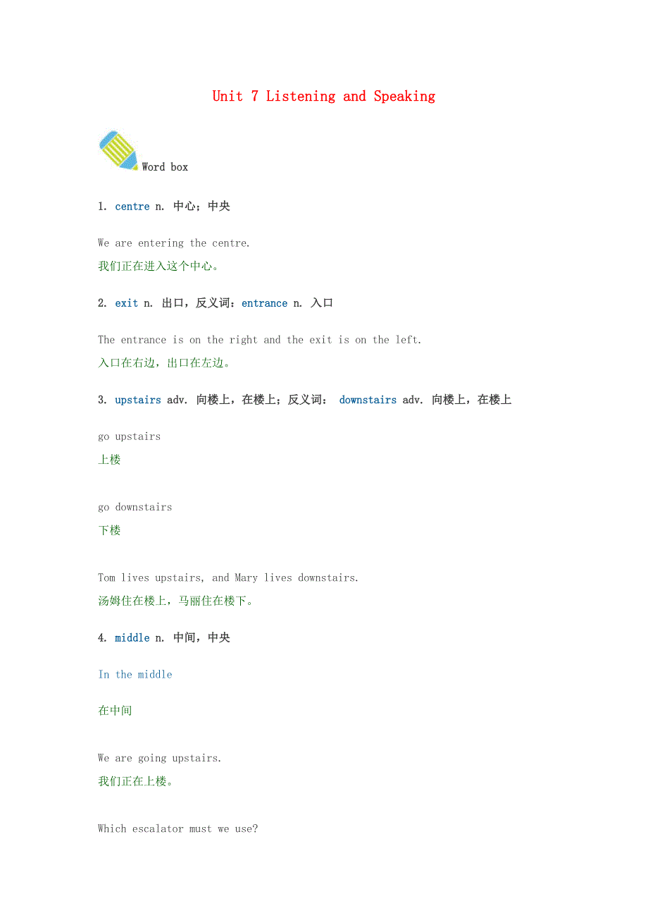 六年级英语语法第七单元词汇语法解析素材1牛津版.doc_第1页