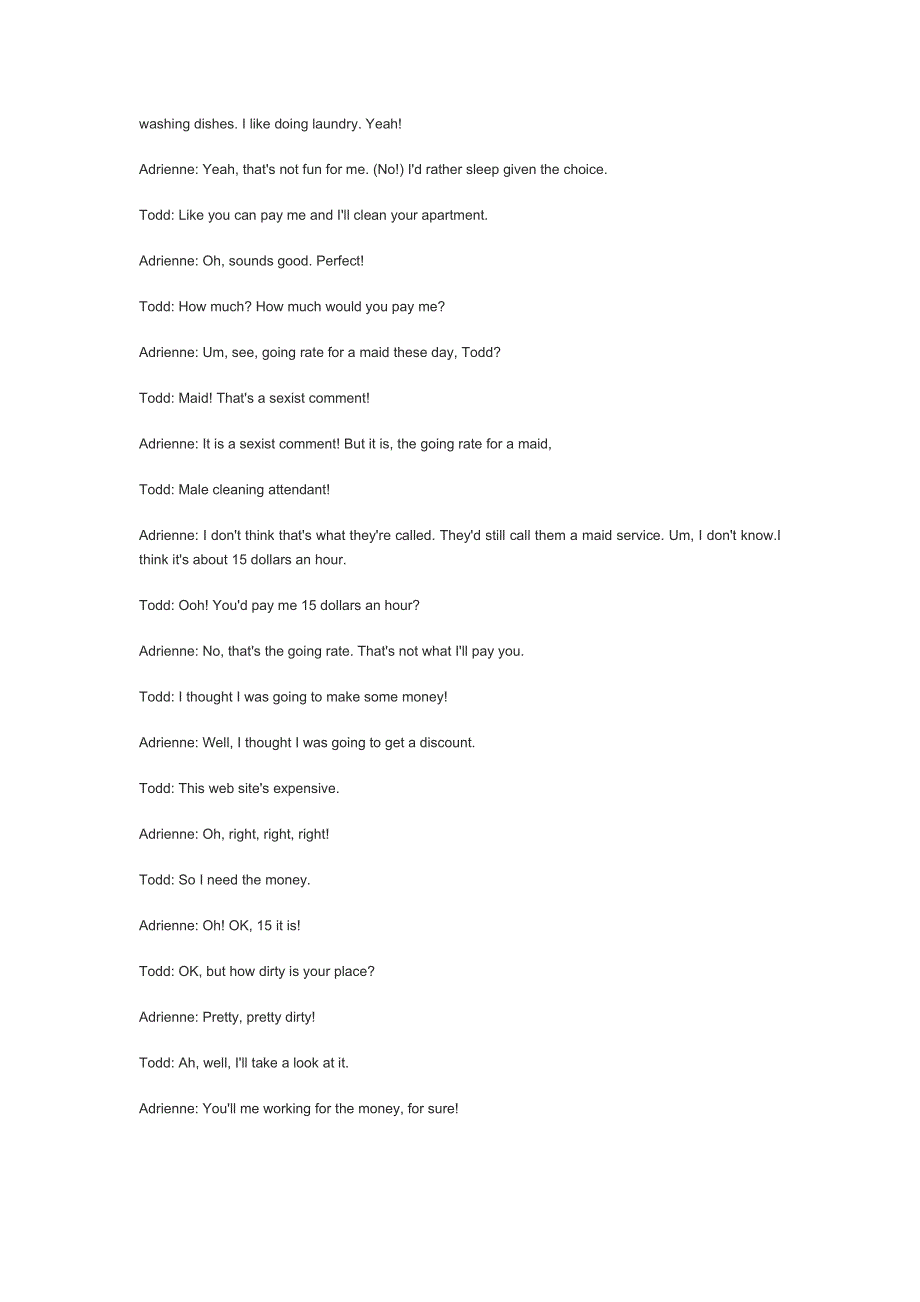 原版英语口语情景对话第0309集：讨论清洁相关.doc_第2页