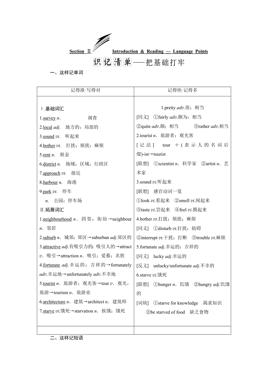 2019年英语新同步外研必修一讲义：MODULE 4 SECTION Ⅱ INTRODUCTION .doc_第1页