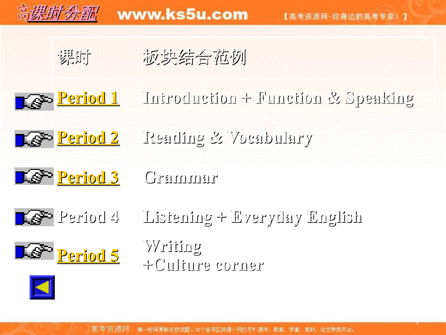外研版高中英语必修五课件：MODULE 5 第五单元 .ppt_第1页