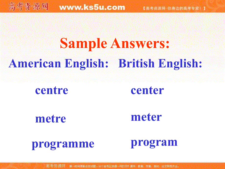 外研版高中英语必修五课件：MODULE 1 BRITISH AND AMERICAN ENGLISH- READING .ppt_第3页