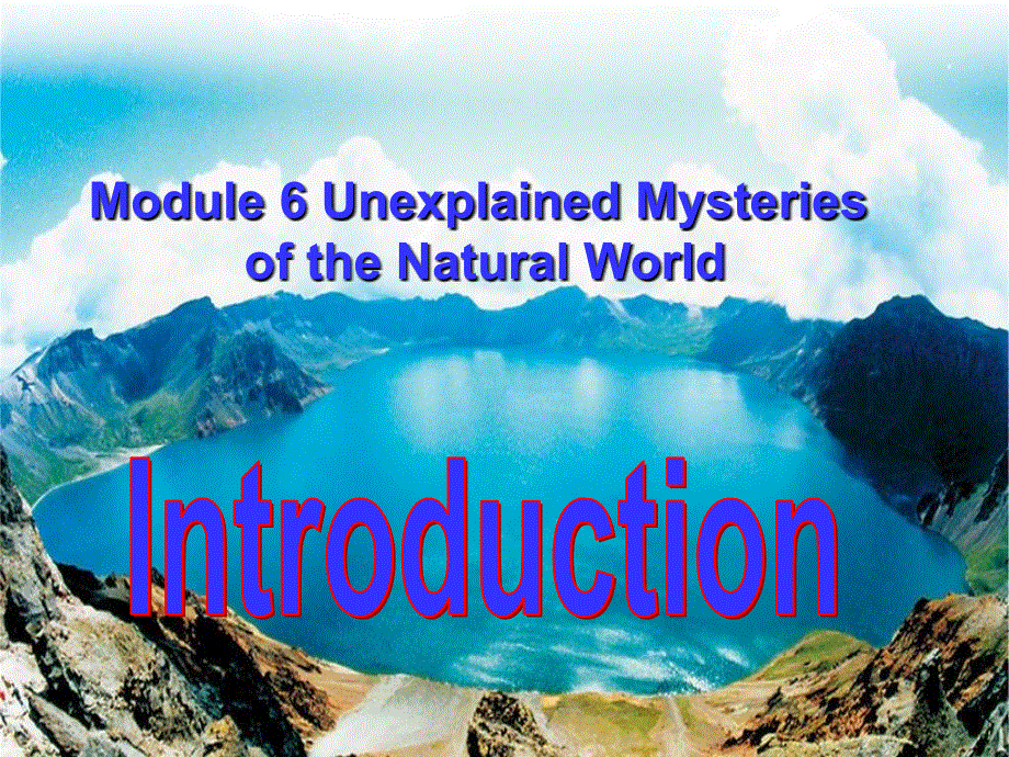 外研版高中英语教学课件Book4Module6Period1 Introduction .ppt_第1页